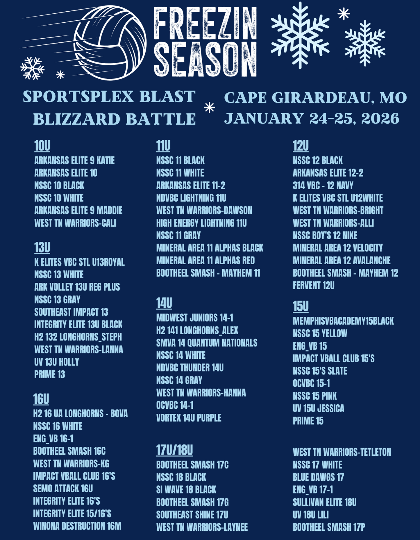 Sportsplex Blast Blizzard Battle T-Shirt