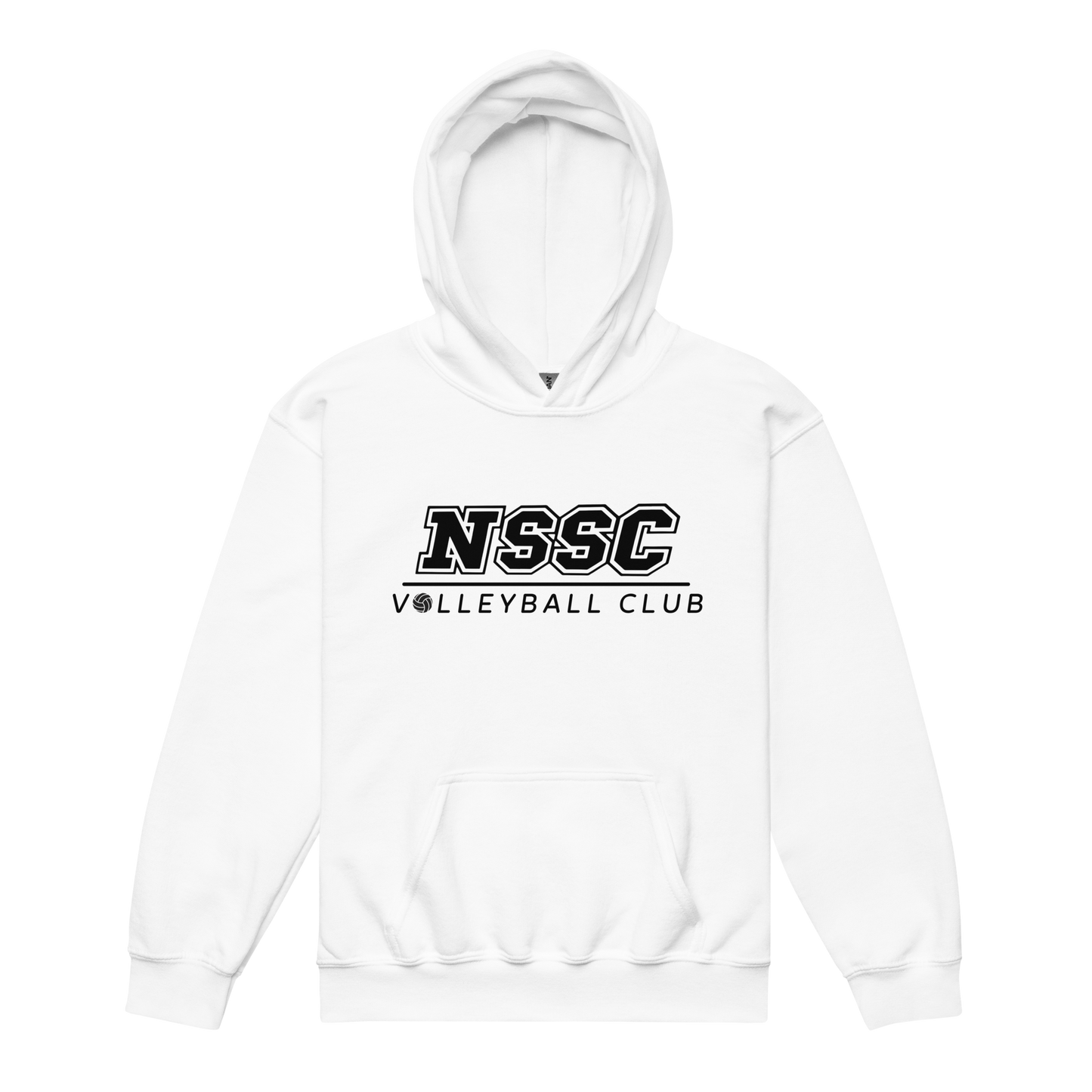 NSSC Youth Hoodie in White/Gray