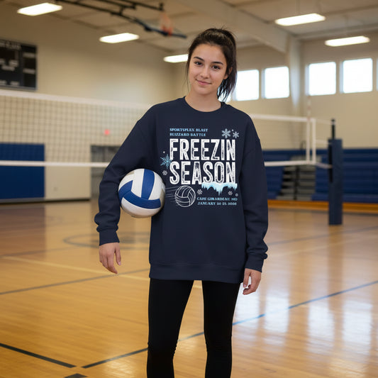 Sportsplex Blast Blizzard Battle Crewneck